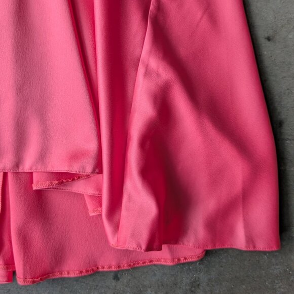 ASOS Design Curve Pink Satin Batwing Mini Dress size US 16 - Picture 6 of 10